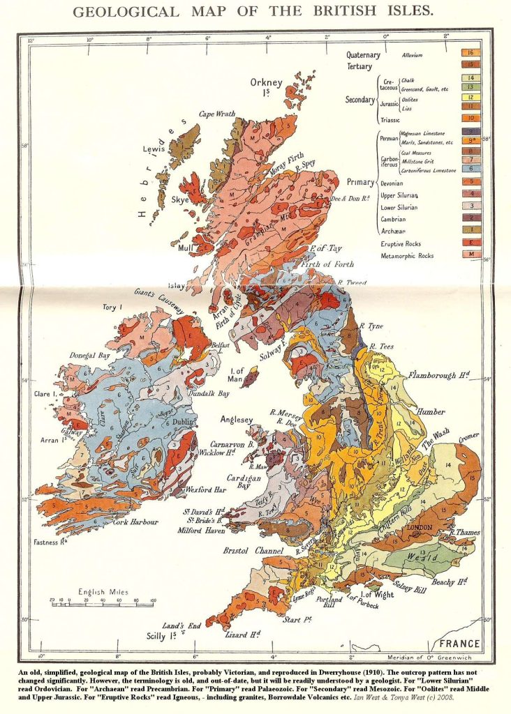geological map of britain