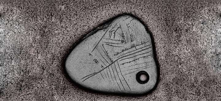 Photograph of Pendant found at Star Carr