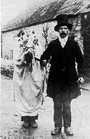 Historic photograph of the Mari Lwyd part of our Folklore Mythology Culture