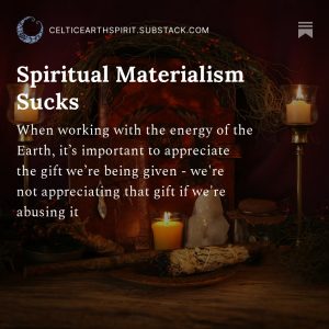 Article Image for Spiritual Materialism Sucks